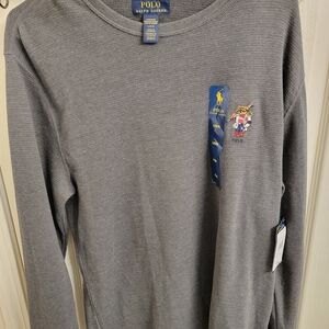 Polo by Ralph Lauren Gray Crewneck Sweater
